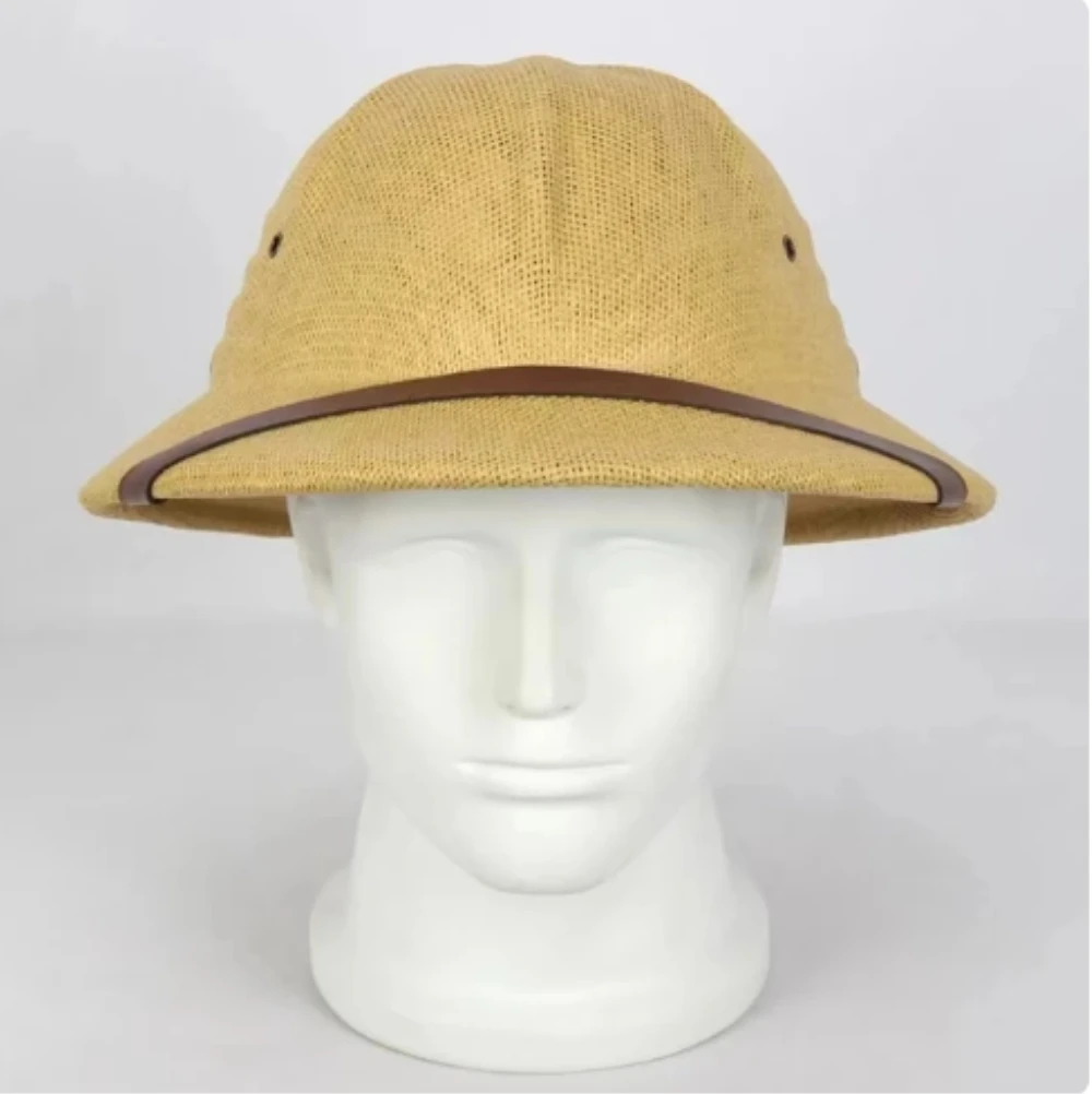 Bucket Hat Straw - 100% 밀짚 헬멧 피스 썬햇 여름