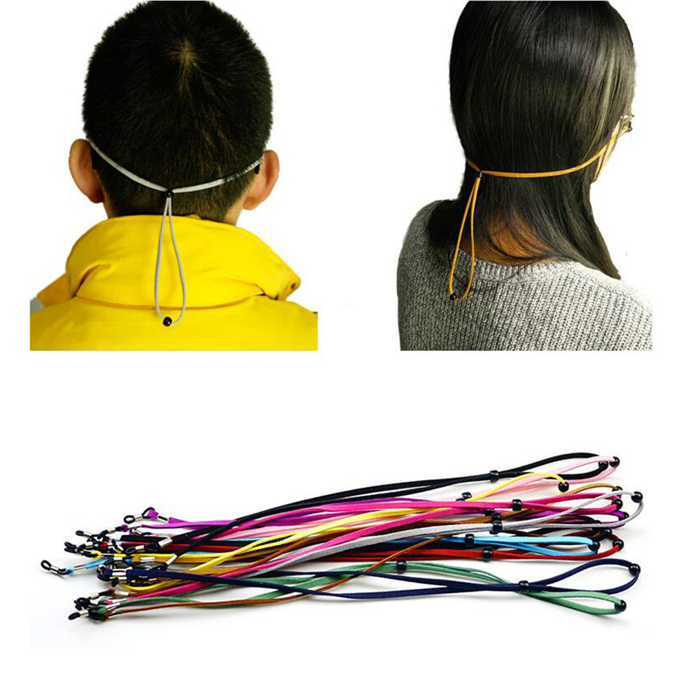 Sunglass Retainer Cord - 4개 안경줄 홀더, 유연한 코드, 안전하고