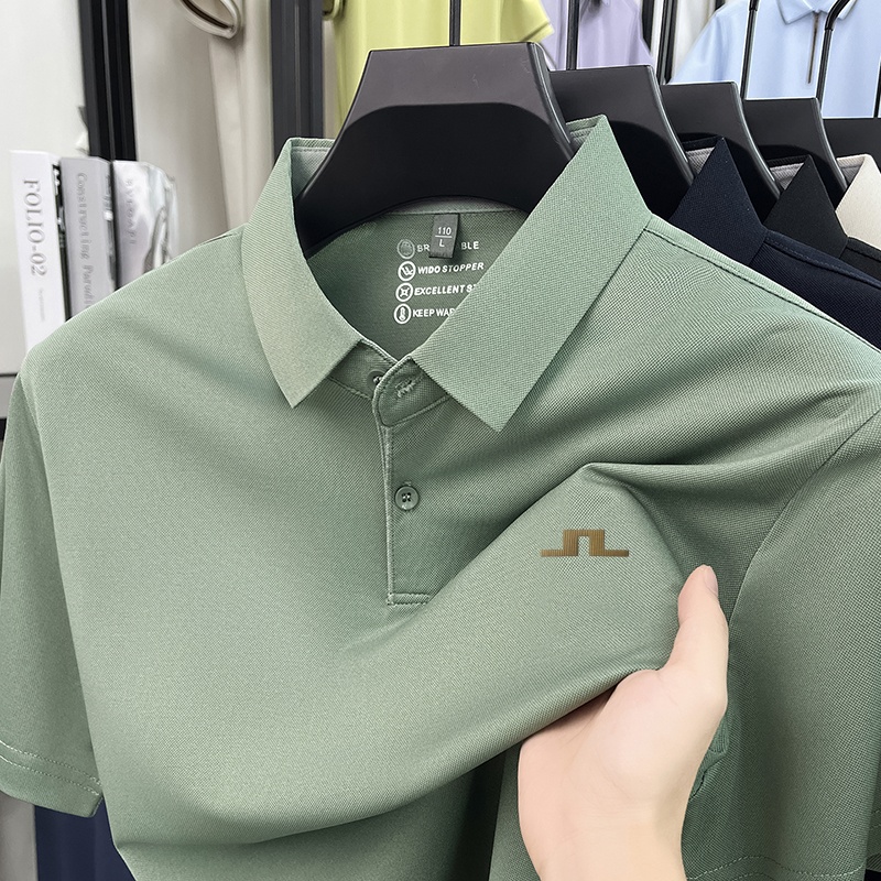 Polo Shirt Pique - 남성용 반팔 폴로 셔츠 폴리에스터 스판덱스