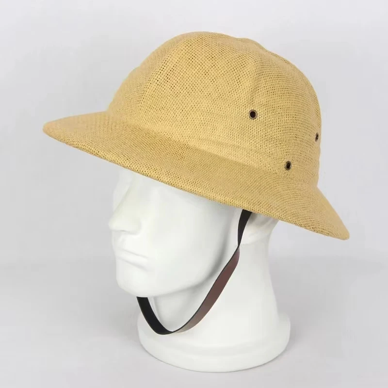 100% 밀짚 헬멧 피스 썬햇 여름 남성 베트남 전쟁  - Bucket Hat Straw 리뷰 및 가격
