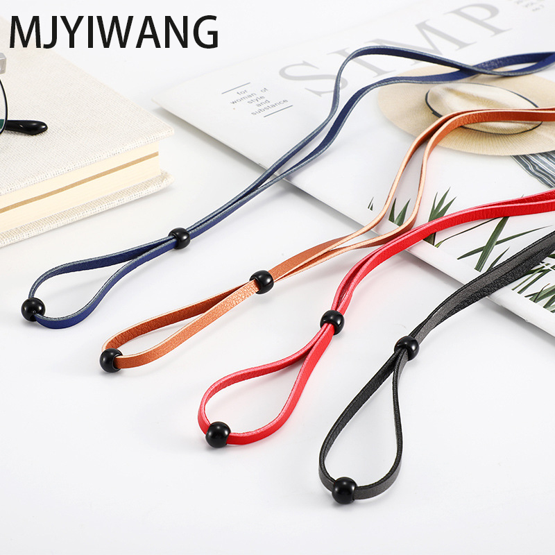 조정 가능한 PU 가죽 안경 끈 안경 분실 방지 미끄럼 - Sunglass Retainer Cord 리뷰 및 가격