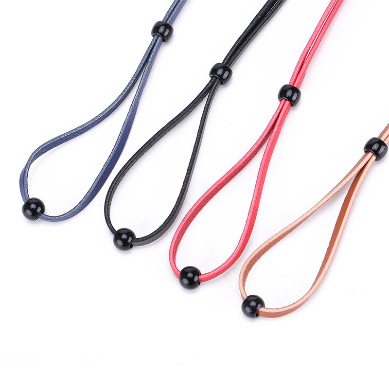 조정 가능한 PU 가죽 안경 끈 안경 분실 방지 미끄럼 - Sunglass Retainer Cord 리뷰 및 가격