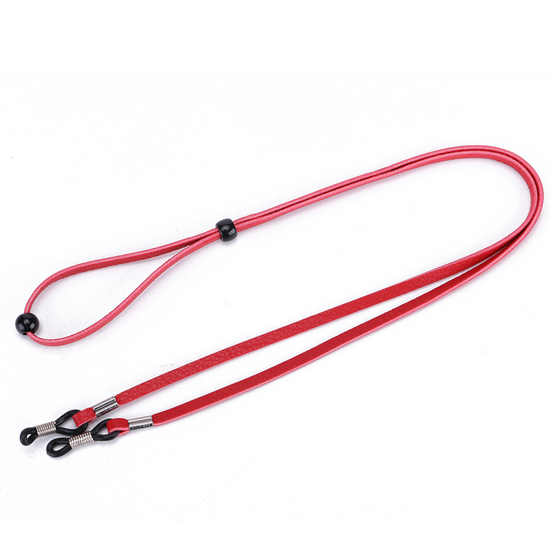 조정 가능한 PU 가죽 안경 끈 안경 분실 방지 미끄럼 - Sunglass Retainer Cord 리뷰 및 가격