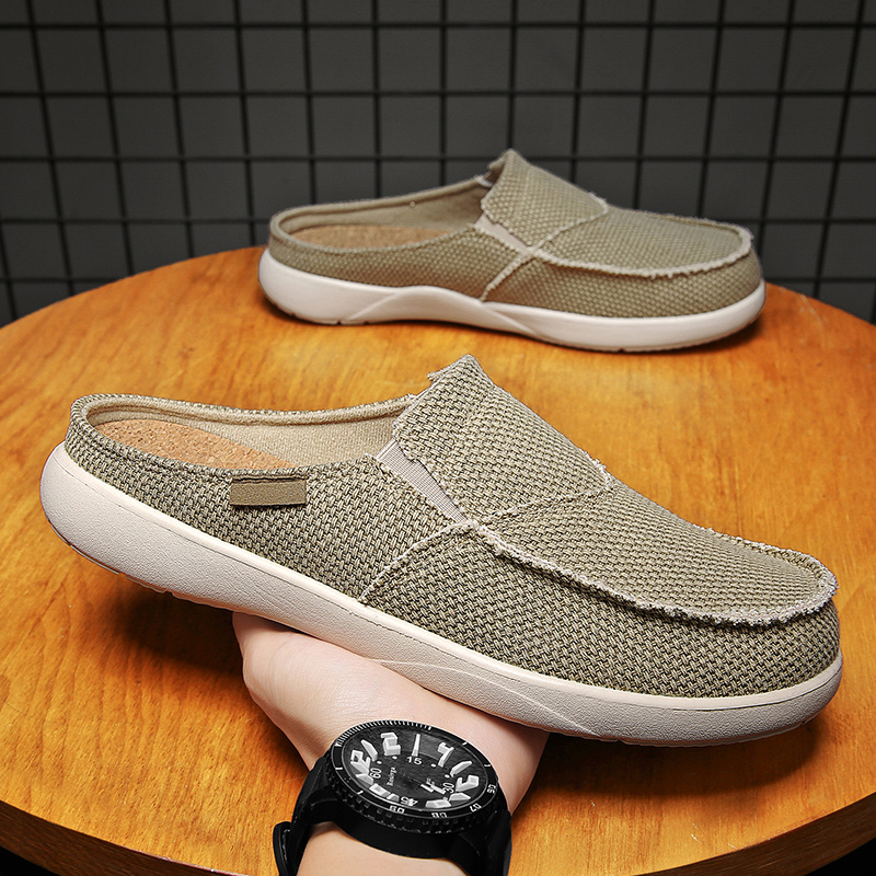 캔버스 슬립온 남성용 하프 슈즈 뮬 캐주얼 슬리퍼 슬라 - Espadrille Slip On 리뷰 및 가격