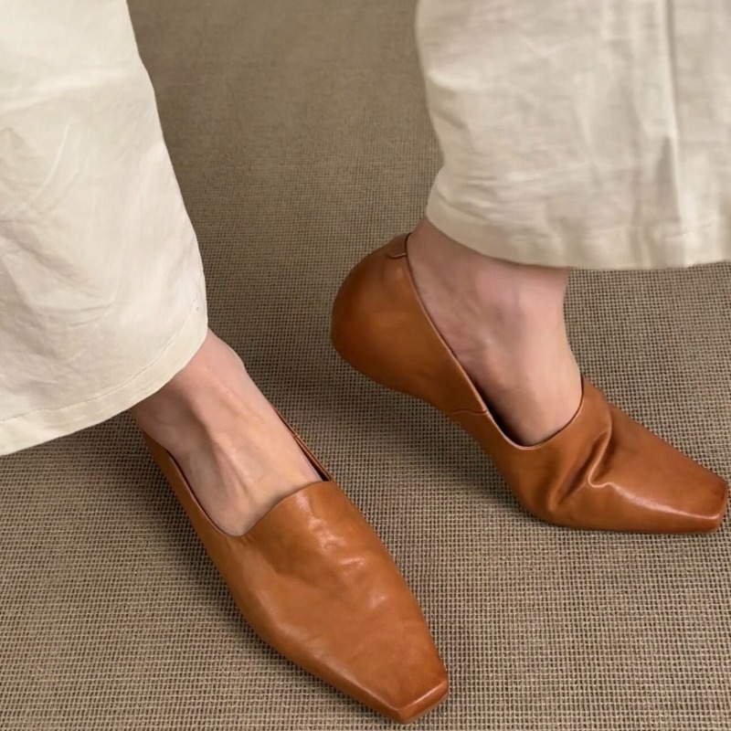 레트로 플랫 로퍼 여성용 슬립온 브리티시 스타일 스퀘어 - Espadrille Slip On 리뷰 및 가격