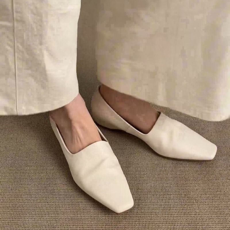 레트로 플랫 로퍼 여성용 슬립온 브리티시 스타일 스퀘어 - Espadrille Slip On 리뷰 및 가격